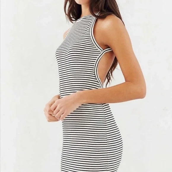 silence + noise harness backless bodycon dress - Picture 2 of 5